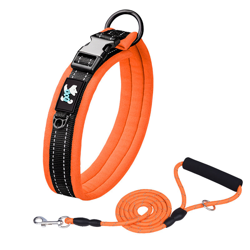 High‑Visibility Nylon Dog Collar Set – Secure & Stylish!