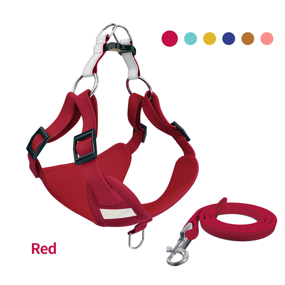 Glow Reflective Dog Harness Set – Be Seen, Be Safe!