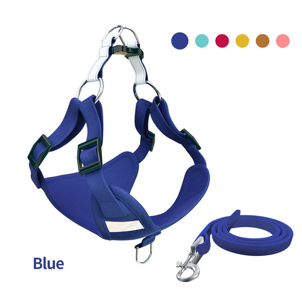 Glow Reflective Dog Harness Set – Be Seen, Be Safe!