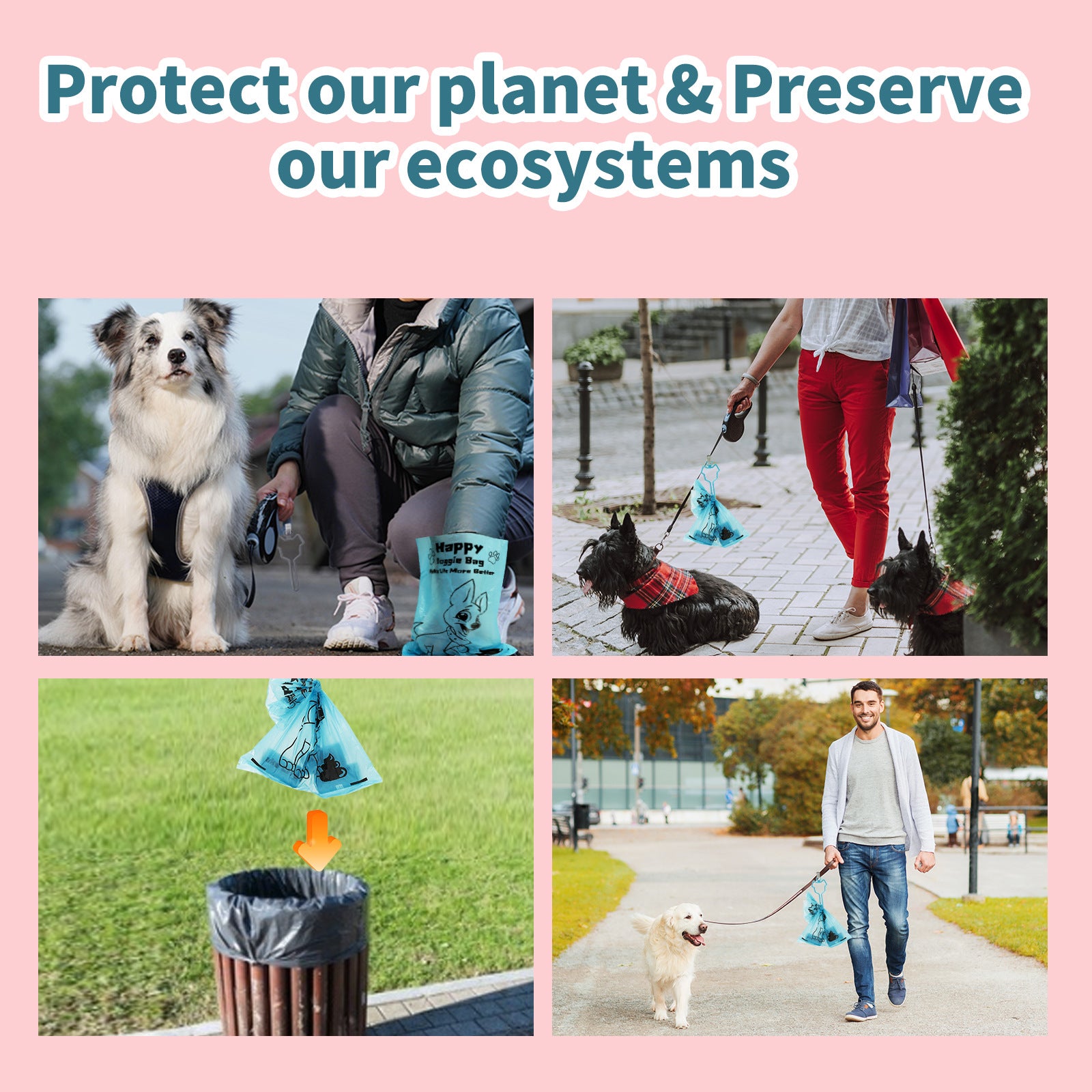 Premium Biodegradable Dog Bags — Tough on Mess, Gentle on Earth!