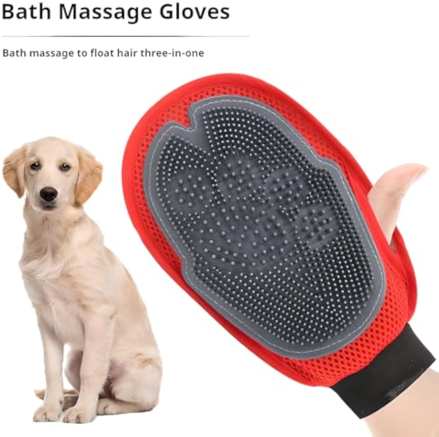 Comfort Pet Grooming & Bathing Mitt – Shed Hair, Not Love!