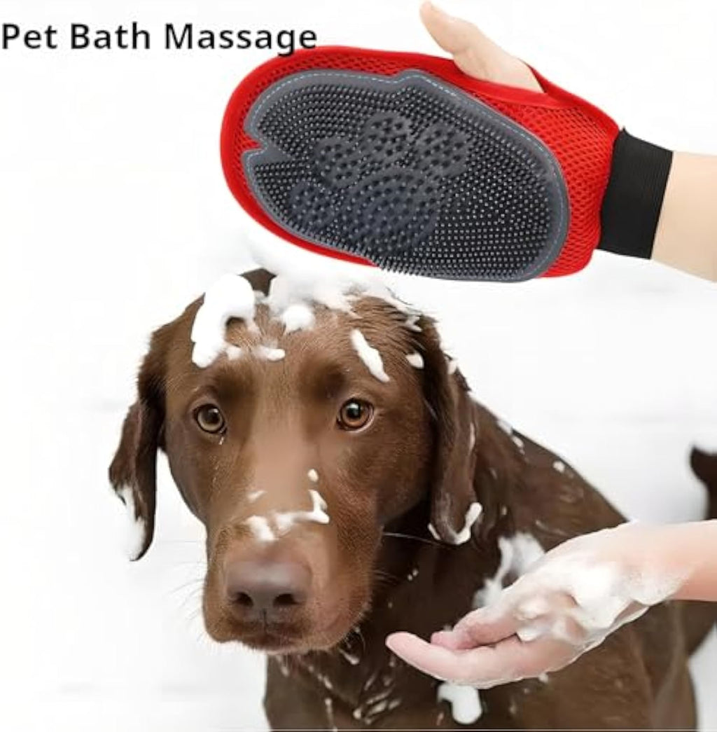Comfort Pet Grooming & Bathing Mitt – Shed Hair, Not Love!