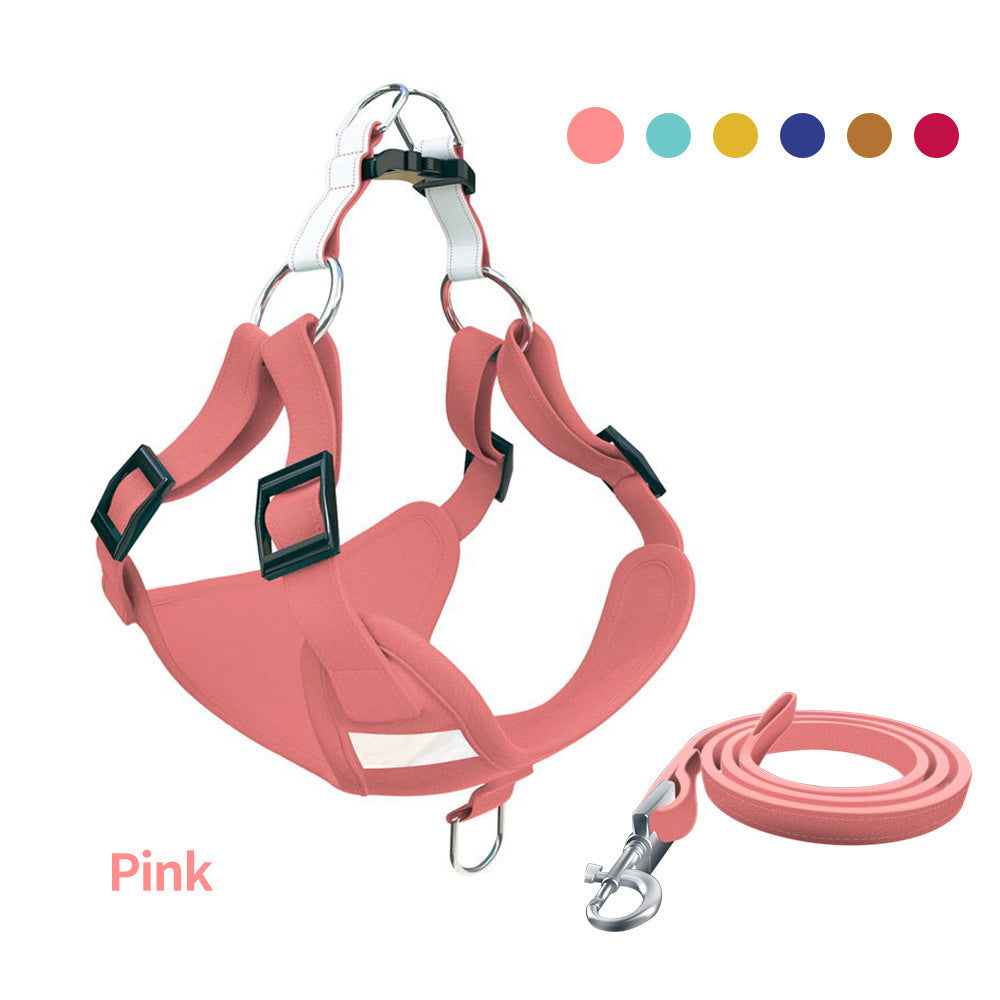 Glow Reflective Dog Harness Set – Be Seen, Be Safe!