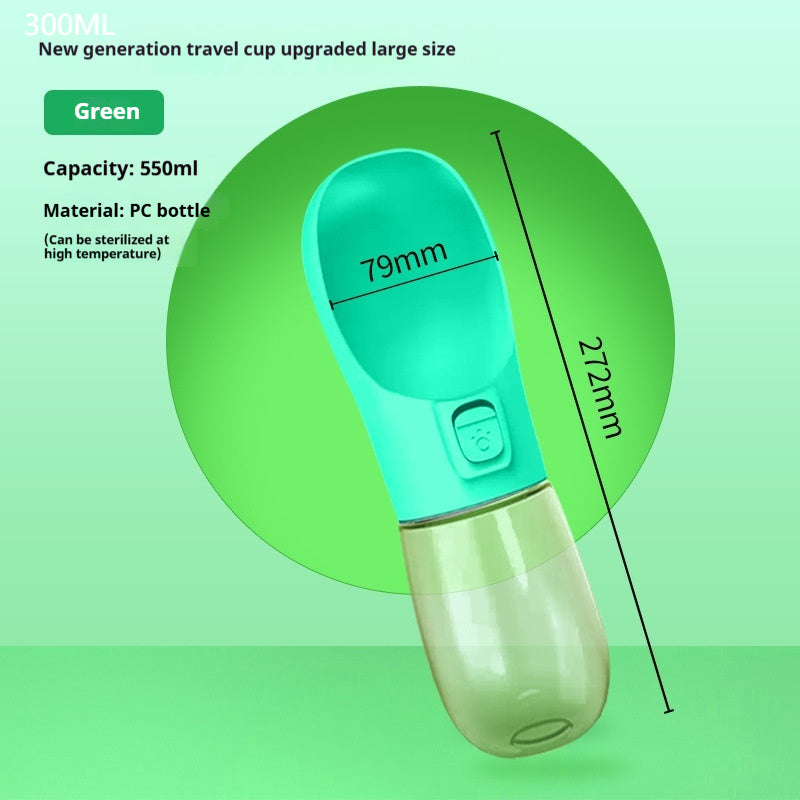 Travel‑Ready Dog Hydration Bottle – Easy, Clean & Portable!