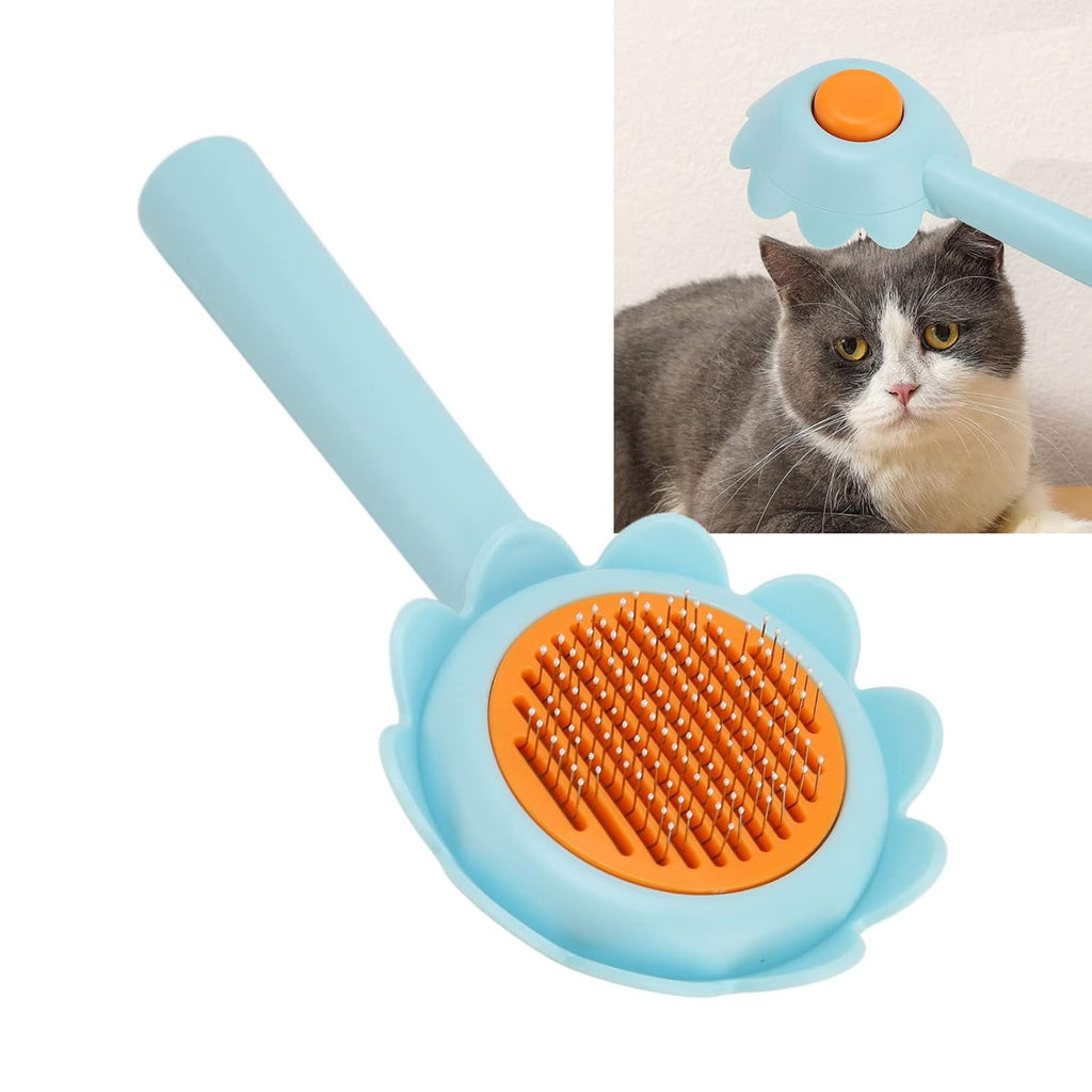 Magic Self-Cleaning Pet Brush – Removes Fur in Seconds, One Click Clean!