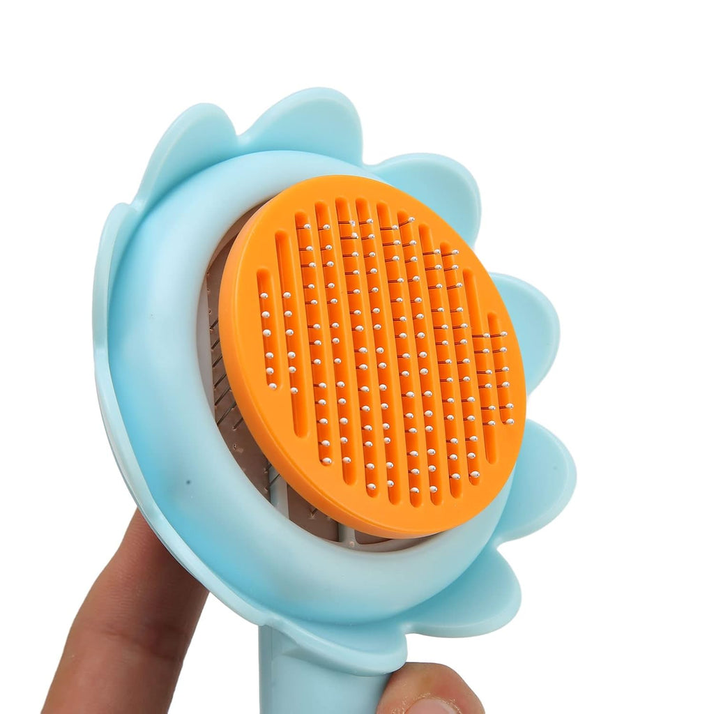 Magic Self-Cleaning Pet Brush – Removes Fur in Seconds, One Click Clean!