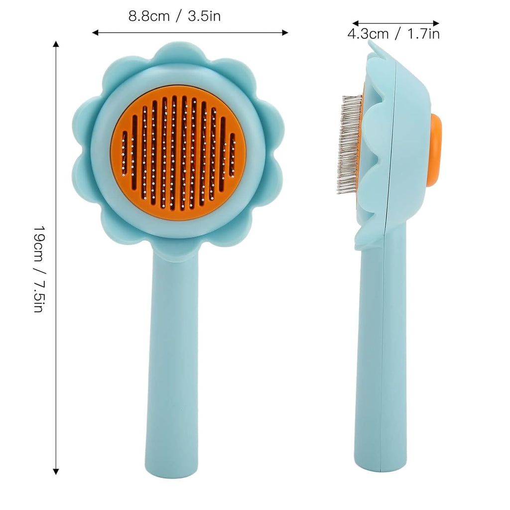 Magic Self-Cleaning Pet Brush – Removes Fur in Seconds, One Click Clean!