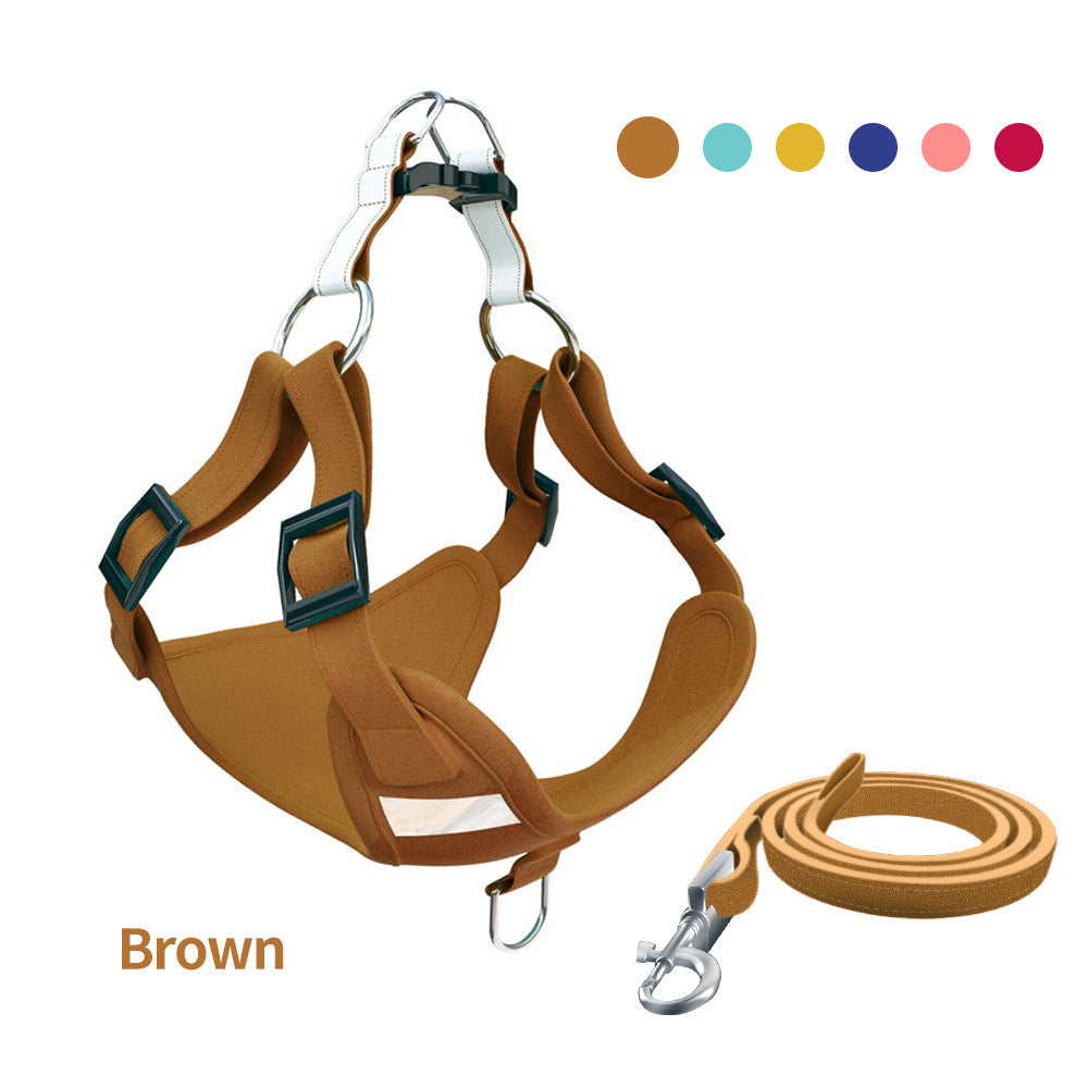 Glow Reflective Dog Harness Set – Be Seen, Be Safe!