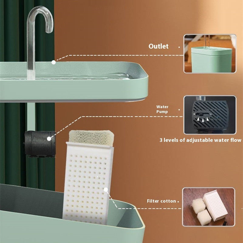 Intelligent Circulation Pet Fountain – Hydration Made Easy!